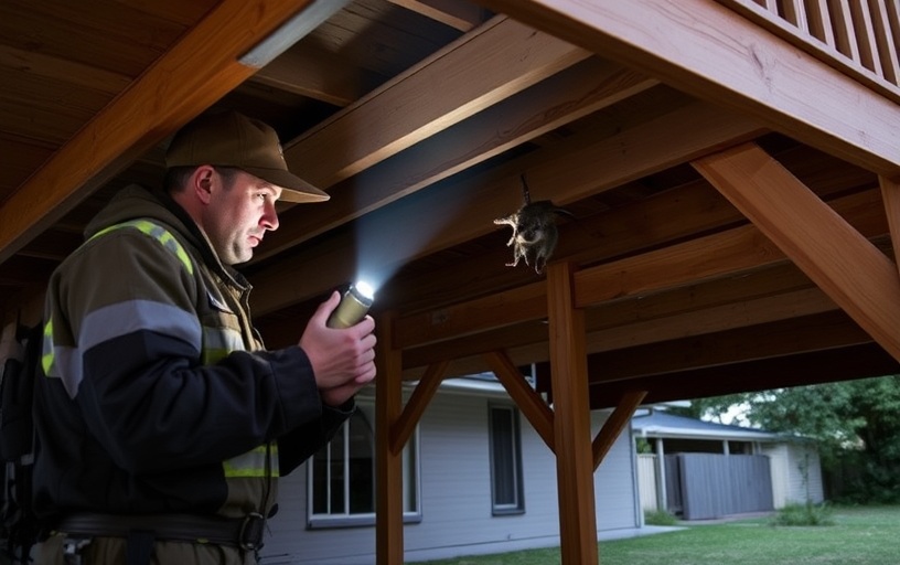 Under Deck Possum Removal in Heathmont
